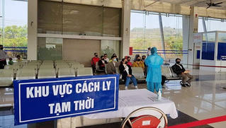 Cách ly nam lao động trở về từ Nhật Bản có triệu chứng sốt, ho