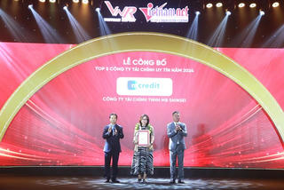 Mcredit vinh dự ghi danh Top 4 công ty uy tín nhất ngành tài chính năm 2024