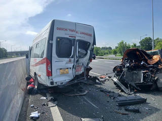 2 người chết, 12 người bị thương sau tai nạn trên cao tốc Hà Nội – Hải Phòng