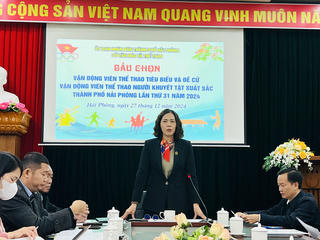 Hải Phòng: Bầu chọn 5 vận động viên thể thao tiêu biểu thành phố