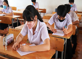 Thí sinh TP HCM phải đeo khẩu trang trong kỳ thi tốt nghiệp THPT