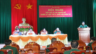 Cử tri Bình Định thống nhất sự cần thiết ban hành Luật Biên phòng Việt Nam 
