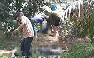 Đi làm đồng, người dân phát hiện 2 thi thể nổi ở một đập thủy lợi