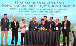 Tập đoàn Hưng Thịnh ký kết hợp tác và động thổ khách sạn 5 sao Marriott Resort & Spa tại MerryLand Quy Nhơn