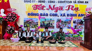 Độc đáo Tết Ngã rạ của đồng bào Cor ở Quảng Ngãi