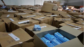 Tạm giữ gần 900.000 khẩu trang y tế không rõ nguồn gốc