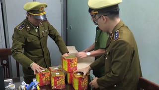 Thu giữ 8,5kg pháo nổ cất giấu trong bao tải, đang trên đường tiêu thụ