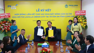 Trần Anh Group và PVcomBank ký kết hợp tác tài trợ tín dụng khách hàng vay vốn tại dự án Lavilla Green City
