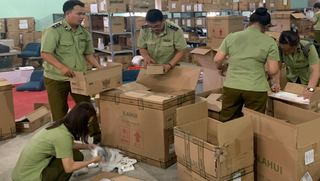 Thu giữ lô thiết bị điện tử nhập lậu tại kho hàng thuộc Công ty TNHH MIMISO VIỆT NAM