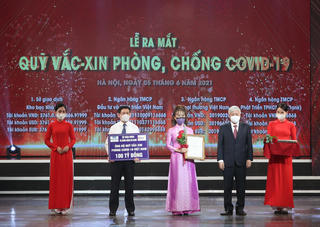 Cả nước đóng góp cho Quỹ Vắc xin phòng chống Covid-19