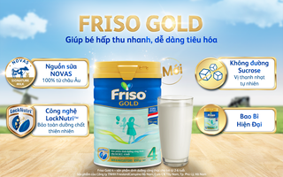 Đột phá từ FRISO GOLD mới: Nguồn sữa NOVAS chứa đạm nhờ tự nhiên, giúp bé tiêu hóa dễ dàng