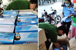 Thu giữ trên 13.000 khẩu trang y tế không rõ nguồn gốc