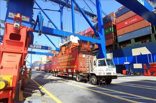 Hàng container qua cảng biển đạt gần 540 triệu tấn trong 9 tháng 
