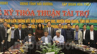 Tập đoàn Hòa Phát tài trợ tỉnh Hải Dương xây dựng nút giao cao tốc Hà Nội – Hải Phòng