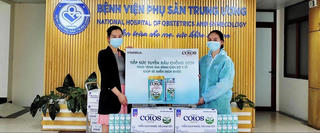 Vinamilk ColosGold chăm sóc dinh dưỡng cho con em y bác sĩ tuyến đầu
