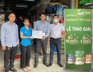 Người tiêu dùng bất ngờ nhận giải thưởng lớn từ Ngôi Sao Phương Nam