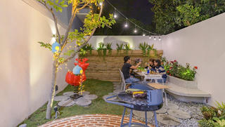 Ngôi nhà nhiều công năng với sân vườn siêu rộng trên tổng diện tích 75m2