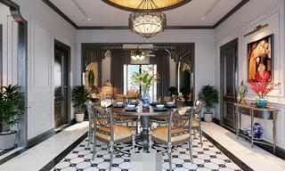 Biệt thự Đông Dương bên hồ mát mẻ, gió lộng cả ngày ở Hà Nội