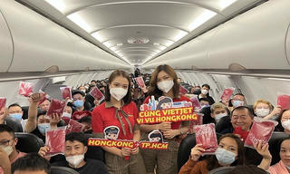 Vietjet chính thức nối lại đường bay thẳng Hồng Kông - TP HCM từ 10/2/2023