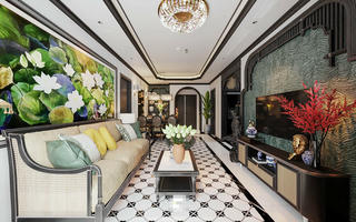 Căn hộ phong cách Đông Dương – vẻ đẹp truyền thống có tính ứng dụng cao