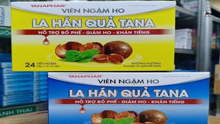 Viên ngậm ho La Hán Quả Tana vi phạm pháp luật về quảng cáo trên một số website