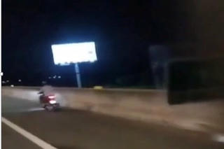 Phạt người lái xe máy vào cao tốc TP Hồ Chí Minh – Trung Lương – Mỹ Thuận