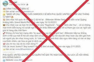 Mạo danh tập đoàn Vingroup bán vé tham dự sự kiện Siêu nhạc hội quốc tế 