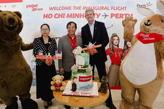 Vietjet khai trương đường bay đến Perth, Adelaide