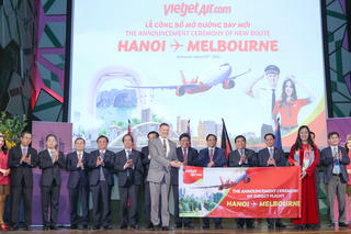 Vietjet công bố đường bay Melbourne - Hà Nội tại Diễn đàn Doanh nghiệp Việt Nam - Australia 2024