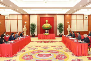 Tổng Bí thư Nguyễn Phú Trọng điện đàm với Tổng thống Liên bang Nga Vladimir Putin