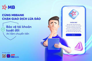MB thêm tính năng nhận diện tài khoản lừa đảo khi chuyển tiền