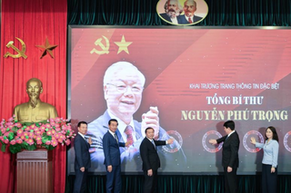 Khai trương Trang thông tin đặc biệt về Tổng Bí thư Nguyễn Phú Trọng 