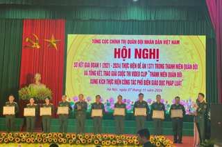 Tổng cục Chính trị: Hội nghị sơ kết giai đoạn 1 thực hiện Đề án 1371 trong thanh niên Quân đội