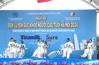 Gần 3.000 người cao tuổi Hà Nội tham gia Ngày hội rèn luyện sức khoẻ người cao tuổi 