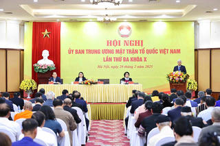 Hội nghị Ủy ban Trung ương MTTQ Việt Nam lần thứ ba: Đồng lòng chung sức xây dựng đất nước phát triển giàu mạnh, thịnh vượng