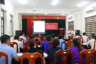 Hội Nông dân huyện Lương Sơn xây dựng môi trường làm việc không khói thuốc