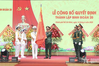 Công bố Quyết định thành lập Binh đoàn 20