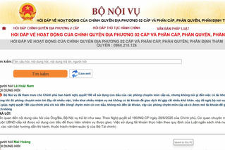 Công bố hotline hỗ trợ người dân hỏi đáp về chính quyền địa phương hai cấp