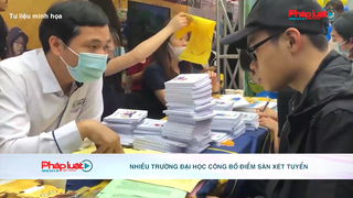 Nhiều trường đại học công bố điểm sàn xét tuyển