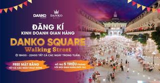 Miễn phí mặt bằng và hỗ trợ tài chính cho các gian hàng tại Danko Square – Danko City