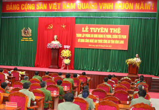 Công an Vĩnh Long công bố quyết định thành lập Phòng An ninh mạng và phòng, chống tội phạm sử dụng công nghệ cao