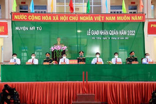 Sóc Trăng hoàn thành tốt công tác giao nhận quân năm 2022