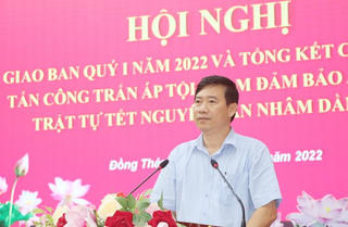 Công an Đồng Tháp: Đạt nhiều kết quả nổi bật trong Quý I