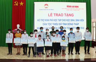 Đồng Tháp: Học sinh, sinh viên dân tộc được hỗ trợ kinh phí học tập