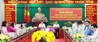 Trà Vinh: Kế hoạch công tác bồi dưỡng cán bộ chính trị và xây dựng trường chính trị đạt chuẩn