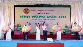 Đồng tháp: Hội Nông dân tổ chức Hội thi Nhà nông đua tài