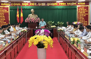 Ban Thường vụ Tỉnh ủy Trà Vinh họp sơ kết tình hình thực hiện nghị quyết tháng 5