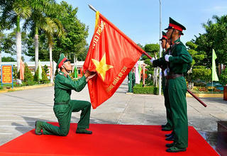 Đồng Tháp: Trung đoàn 320 tổ chức Lễ tuyên thệ cho 420 chiến sĩ mới