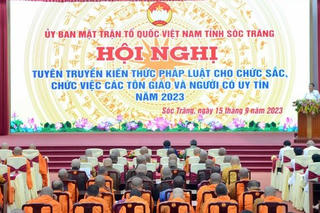350 chức sắc, chức việc, nhà tu hành được tuyên truyền chính sách dân tộc, chính sách tôn giáo