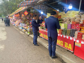 Kiểm tra, giám sát các hoạt động kinh doanh tại Lễ hội Đền Hùng